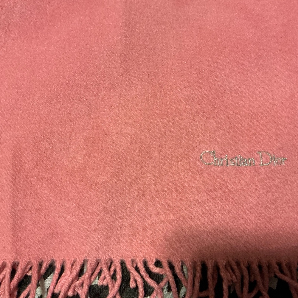 Vintage Christian Dior Cashmere Scarf